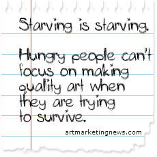 starving artist myth is bunk