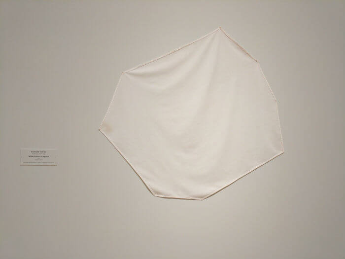 Tuttle White Cotton Octagon