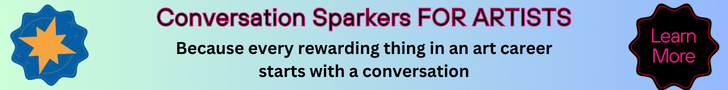 Conversation for Artists email course. Join today: artmarketingnews.com/spark