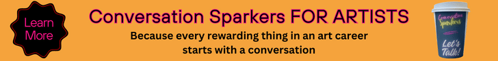Conversation for Artists email course. Join today: artmarketingnews.com/spark