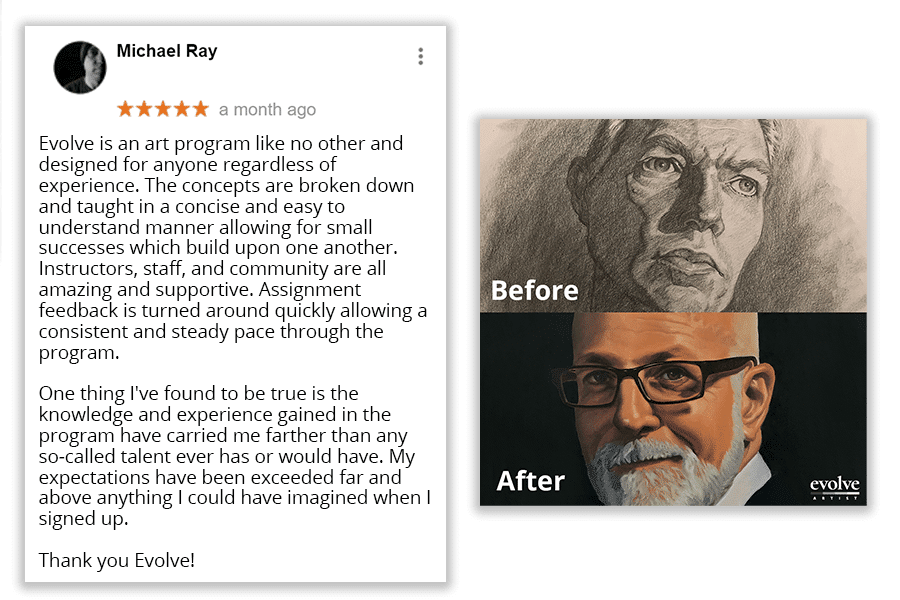 Michael review before after Michael review before after