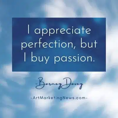 Passion over perfection quote.